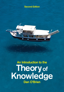 Dan O’Brien - An Introduction to the Theory of Knowledge