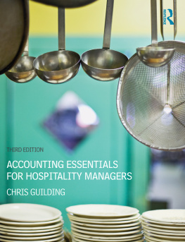 Chris Guilding - Accounting Essentials for Hospitality Managers