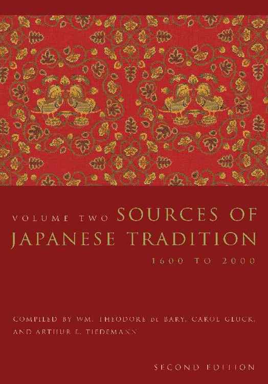 Sources of Japanese Tradition SECOND EDITION VOLUME 2 INTRODUCTION TO - photo 1