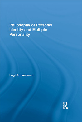 Logi Gunnarsson - Philosophy of Personal Identity and Multiple Personality