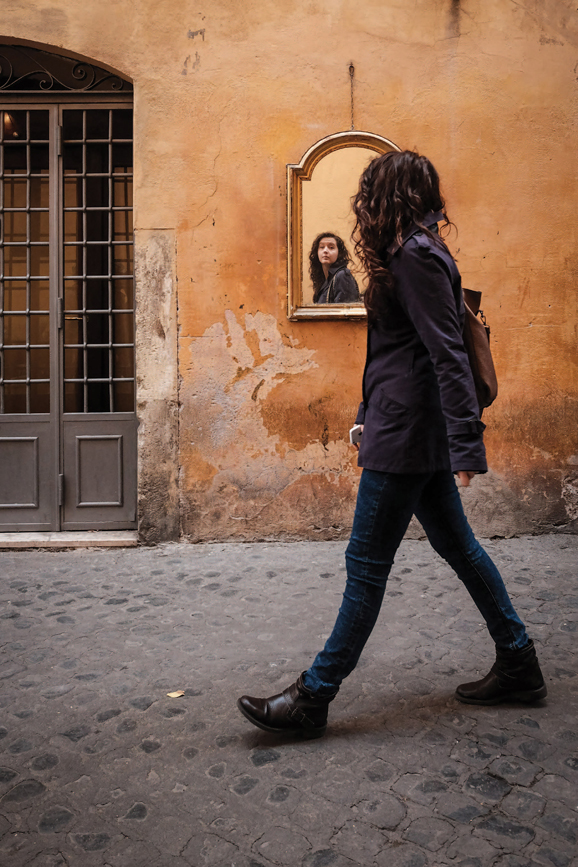 facing page Mirror Mirror on the Wall Rome Italy Fujifilm X70 185mm - photo 2