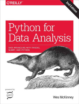 Wes McKinney Python for Data Analysis: Data Wrangling with Pandas, NumPy, and IPython