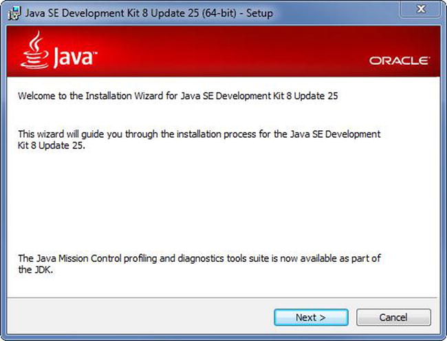 Figure 1-3 Installation Wizard for the JDK on Windows Figure 1-4 - photo 3