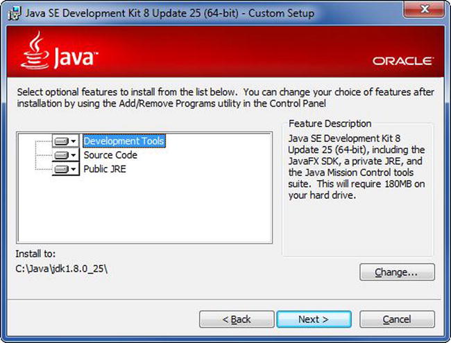 Figure 1-4 Select the JDK installation directory Make a note of where you - photo 4