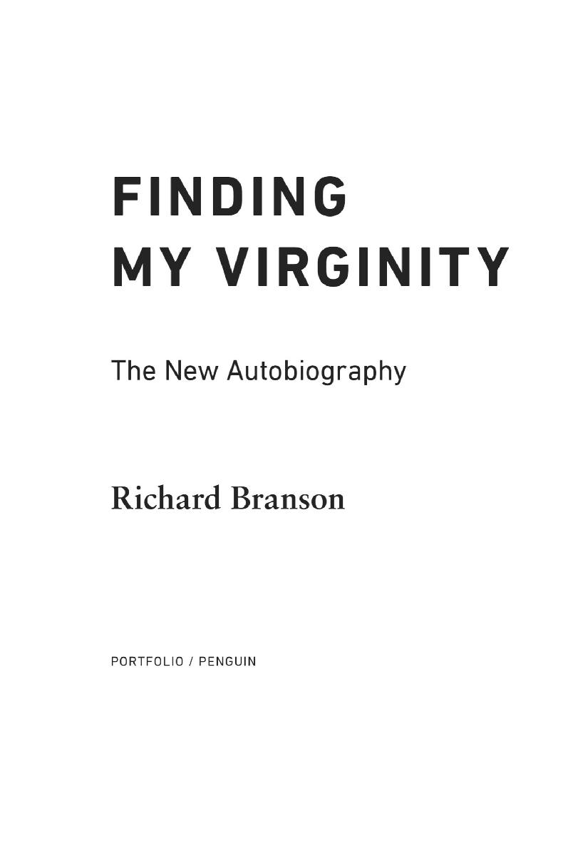 Finding My Virginity The New Autobiography - image 1