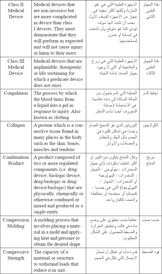 Biomedical Engineering Dictionary of Technical Terms and Phrases English to Arabic and Arabic to English - photo 11