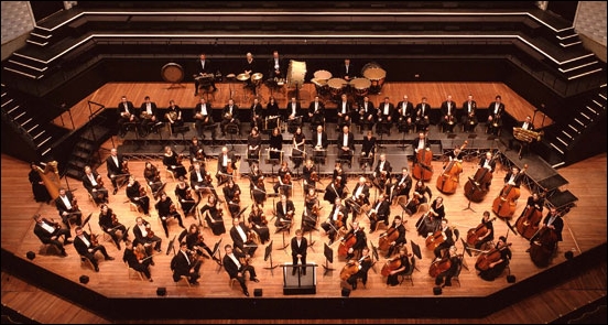 An orchestra is an ensemble of musicians led by a conductor who dictates - photo 2