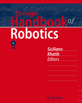 Bruno Siciliano Springer Handbook of Robotics
