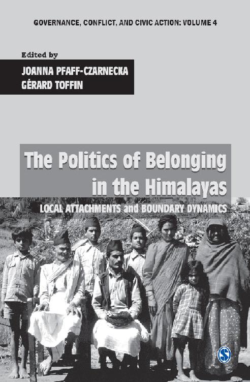 Half Title The Politics of Belonging in the Himalayas Series Note - photo 1