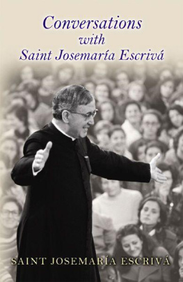 misc. authors - Conversations with Saint Josemaría Escrivá