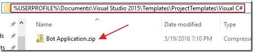 Download the Visual Studio 2015 template from httpakamsbf-bc-vstemplate - photo 5