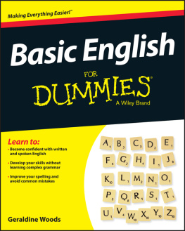 Geraldine Woods - Basic English Grammar For Dummies - US (For Dummies