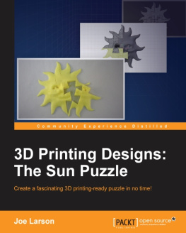 Joe Larson - 3D Printing Designs: The Sun Puzzle