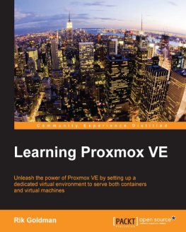 Rik Goldman Learning Proxmox VE