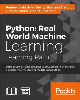 Prateek Joshi et al. - Python: Real World Machine Learning