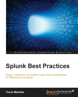 Travis Marlette Splunk Best Practices