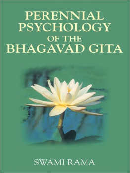 Swami Rama Perennial Psychology of the Bhagavad-Gita