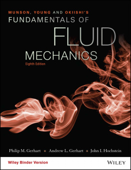 Philip M. Gerhart Munson, Young and Okiishi’s Fundamentals of Fluid Mechanics