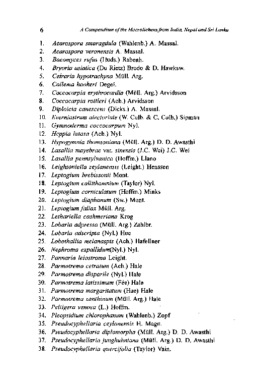 A Compendium of the Macrolichens from India Nepal and Sri Lanka - photo 15