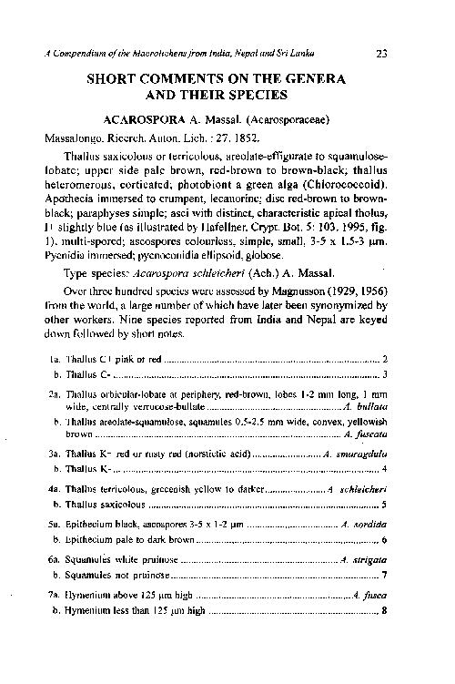 A Compendium of the Macrolichens from India Nepal and Sri Lanka - photo 32