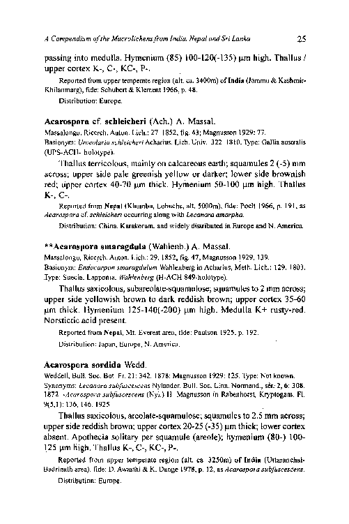 A Compendium of the Macrolichens from India Nepal and Sri Lanka - photo 34