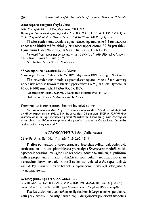 A Compendium of the Macrolichens from India Nepal and Sri Lanka - photo 35