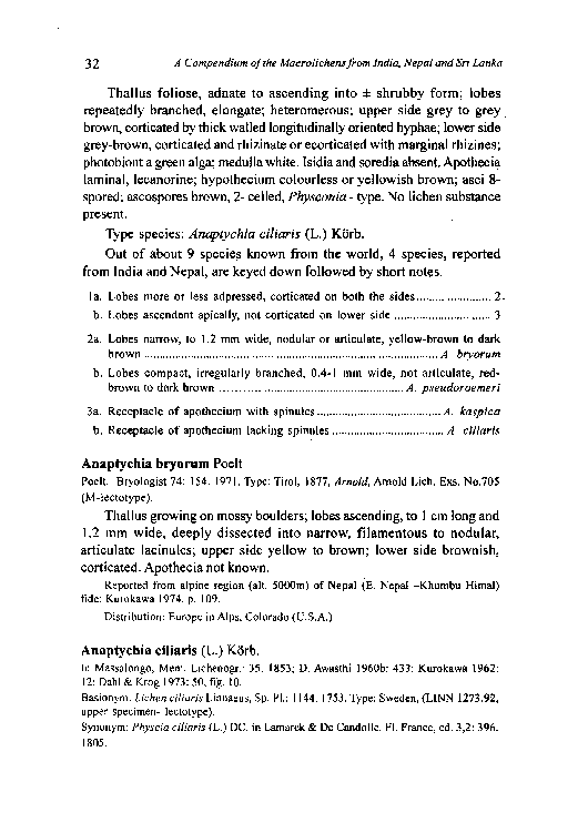 A Compendium of the Macrolichens from India Nepal and Sri Lanka - photo 41