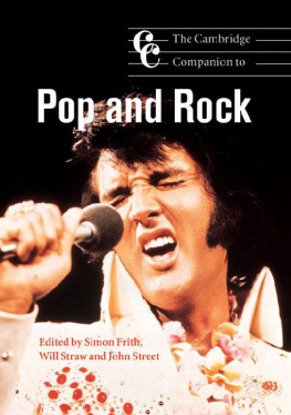 Simon Frith The Cambridge Companion to Pop and Rock