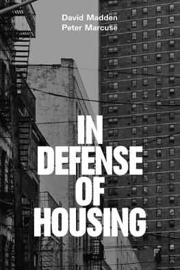 Peter Marcuse - In Defense of Housing: The Politics of Crisis