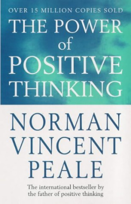 Norman Vincent Peale The Power of Positive Thinking