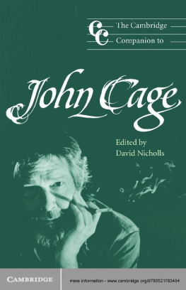 David Nicholls (ed.) - The Cambridge Companion to John Cage