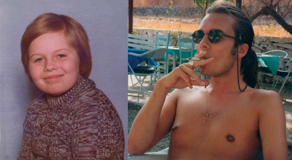 LEFT Me aged 10 RIGHT Taking time out in Greece Smoking and drinking were a - photo 7