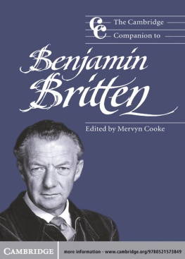 Mervyn Cooke (ed.) - The Cambridge Companion to Benjamin Britten
