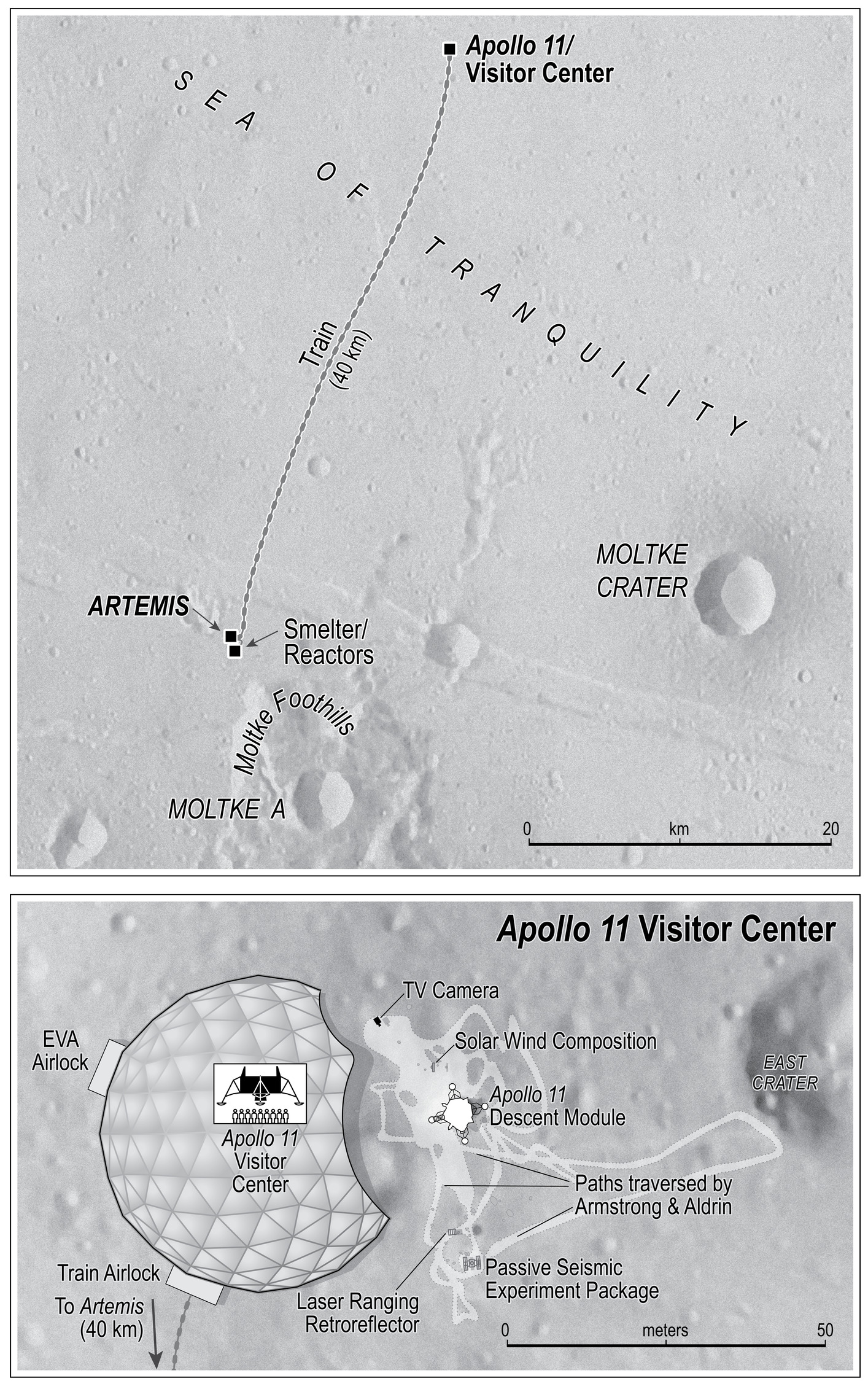 I bounded over the gray dusty terrain toward the huge dome of Conr - photo 3