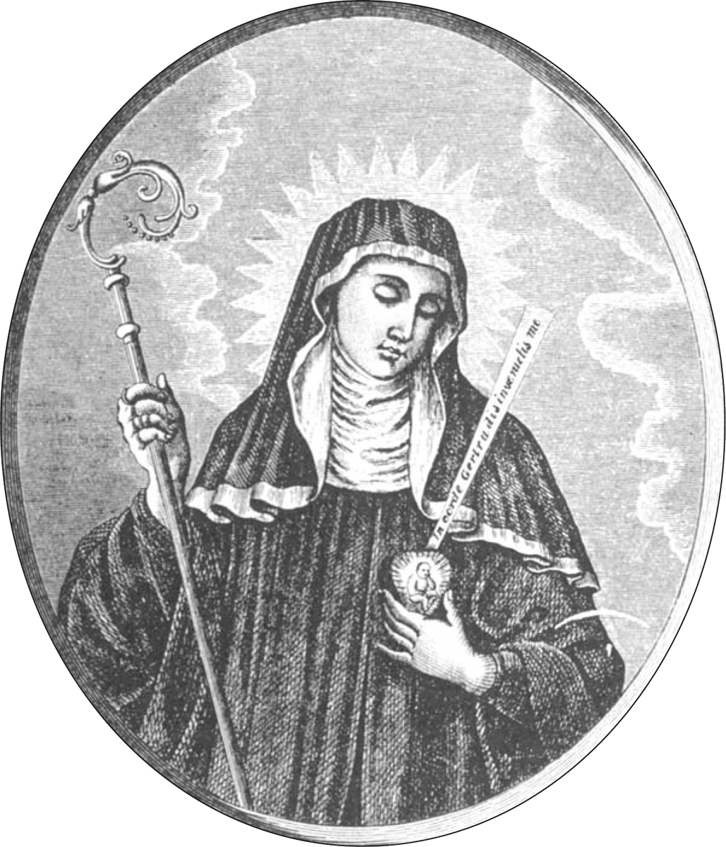 St Gertrude the Great c 1256c1302 Engraved from the miraculous Spanish - photo 2