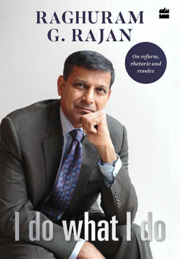 Raghuram G. Rajan - I Do What I Do