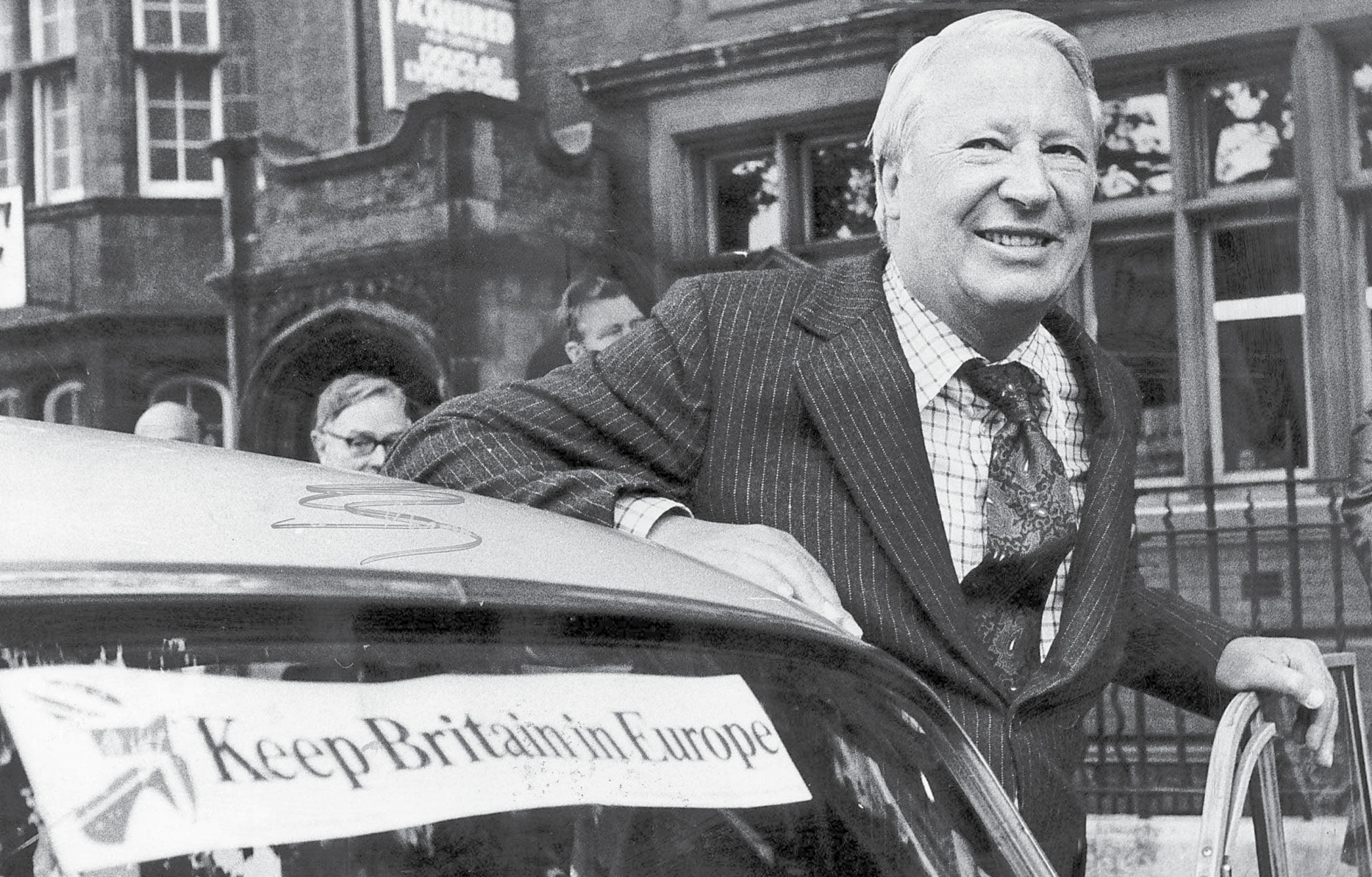 15 Ted Heath in 1975 despite the sticker forty-one years later we didnt His - photo 16