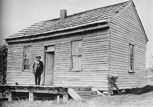 The famous author visiting his birthplace in Florida Missouri Samuel Clemens - photo 8