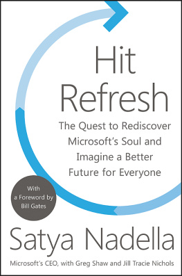 Satya Nadella Hit Refresh