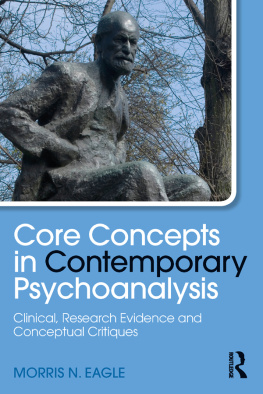 Morris N. Eagle - Core Concepts in Contemporary Psychoanalysis: Clinical, Research Evidence and Conceptual Critiques