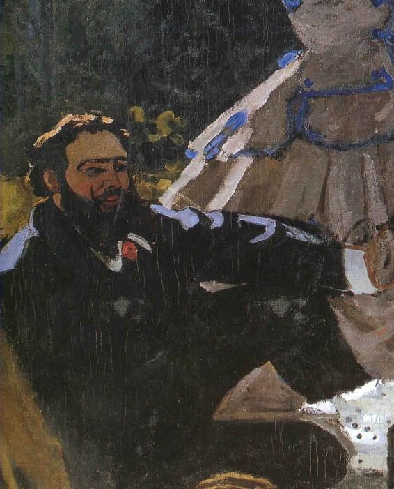 Detail Detail Le djeuner sur lherbe by douard Manet 1863 - photo 12