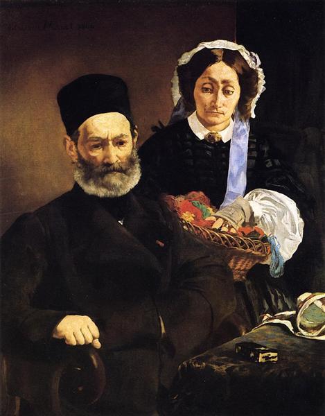 Manets portrait of his parents 1860 His mother Eugnie-Desire Fournier was - photo 9