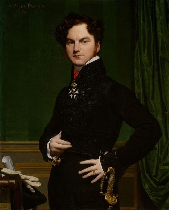 Portrait of Amedee-David the Comte de Pastoret by Jean Auguste Dominique - photo 21