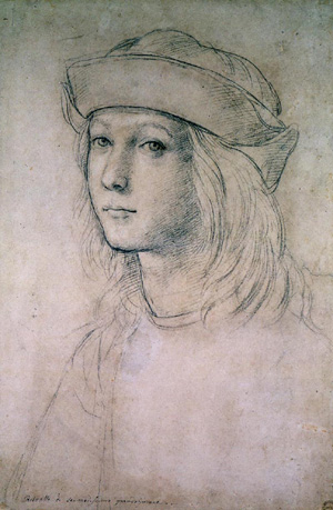 Possible self-portrait of Raphael in his teenage years Portrait of a Young - photo 9