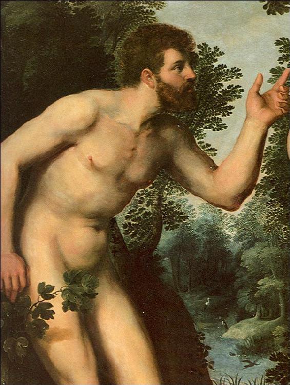 Detail Detail Adam and Eve by Marcantonio Raimondi 1512-1514 - photo 12