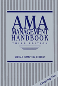 title AMA Management Handbook author Hampton John J publisher - photo 1