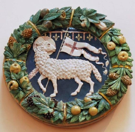 Coat of arms of the Arte della Lana the wool guild of Florence during the Late - photo 18