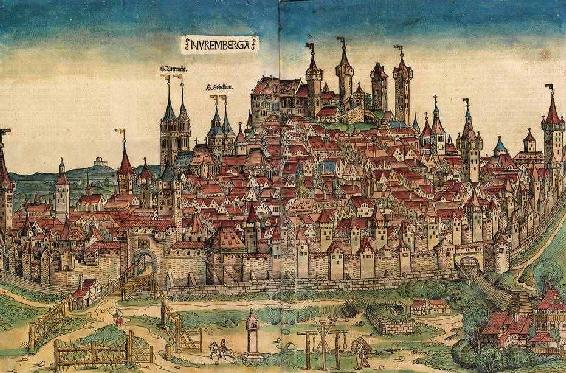 View of Nuremberg Nuremberg Chronicle 1493 The artists father Albrecht - photo 7