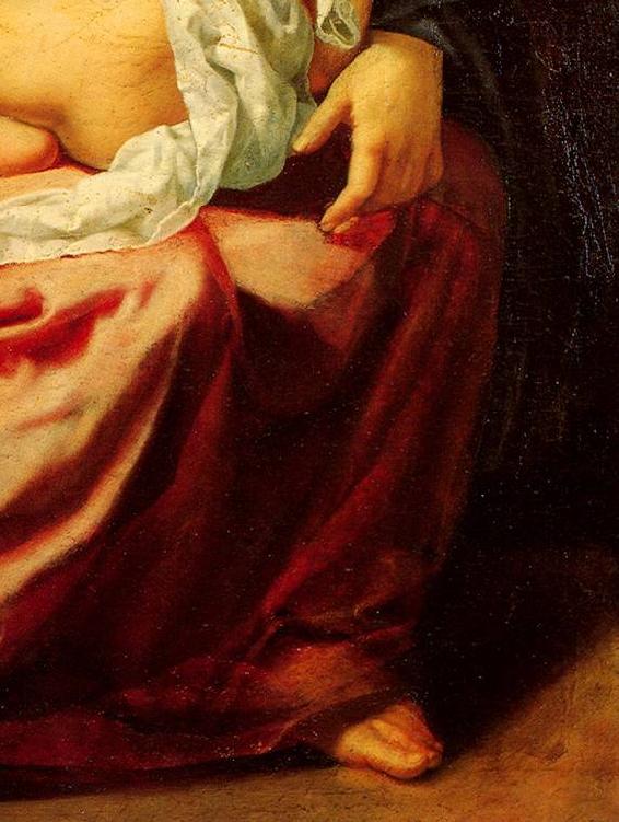 Detail Detail The Lute Player by Orazio Gentileschi Artemisias - photo 15