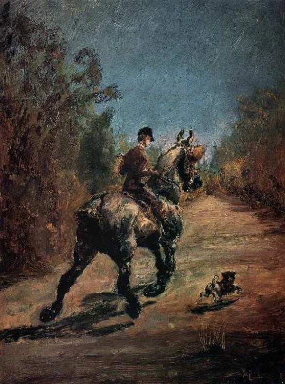 Horse and Rider with a Little Dog 1879 C leyran View of the Vignards 1880 - photo 4